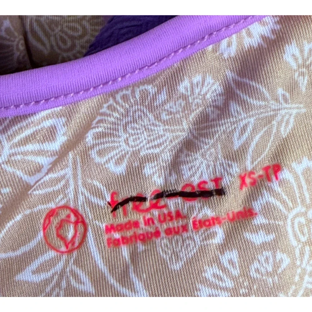 NEW FREE PEOPLE FREE-EST PURPLE AMBER ONE PIECE SWIMSUIT SZ XS